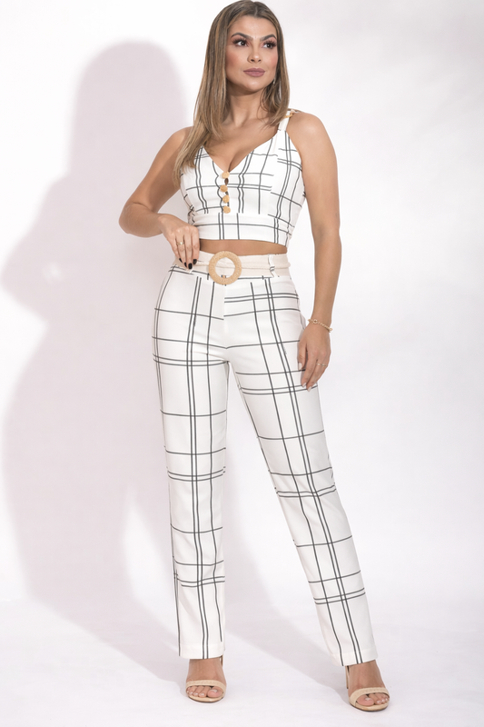 Conjunto Calça c/ Cropped